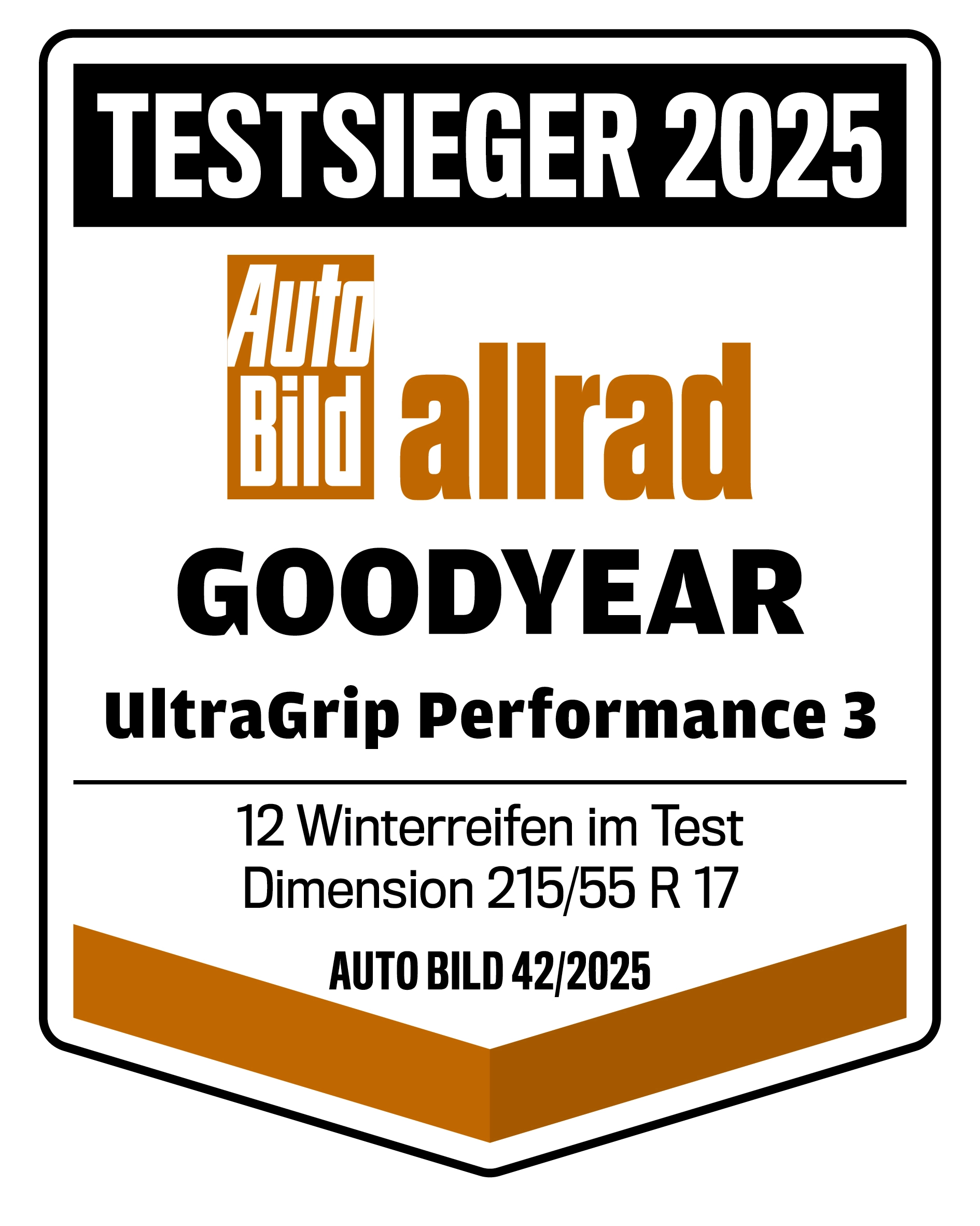 Testsieger Badge